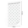 Hearts Wallpaper White and Light Gray 50x1000