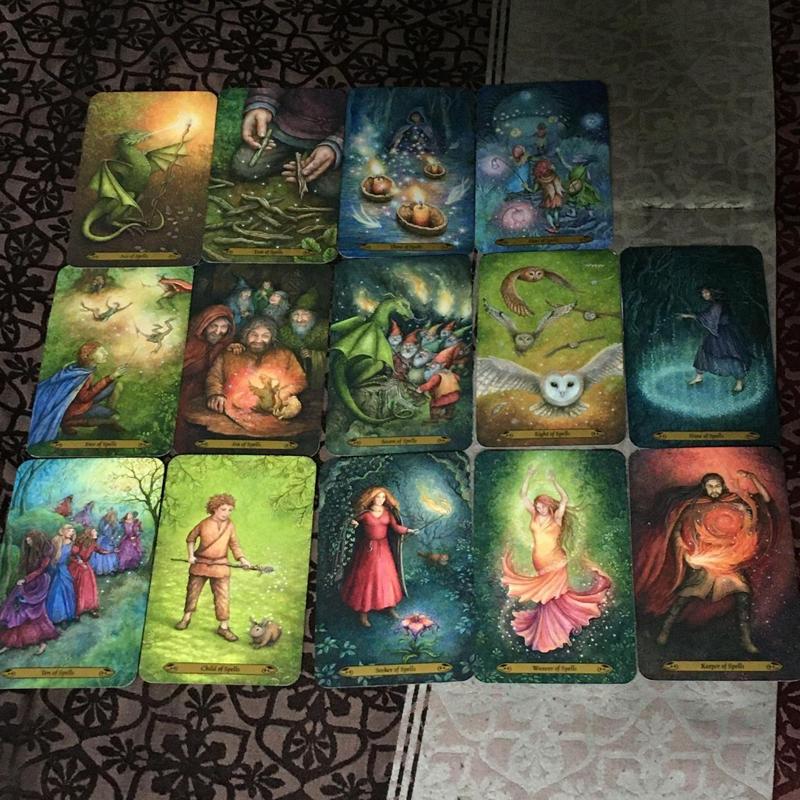 78pcs Forest of Enchantment Tarot Cards Deck Game English Broad Game