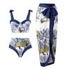 Ретро слитный женский купальник 2025 - Европейский и американский стиль пляжное бикини