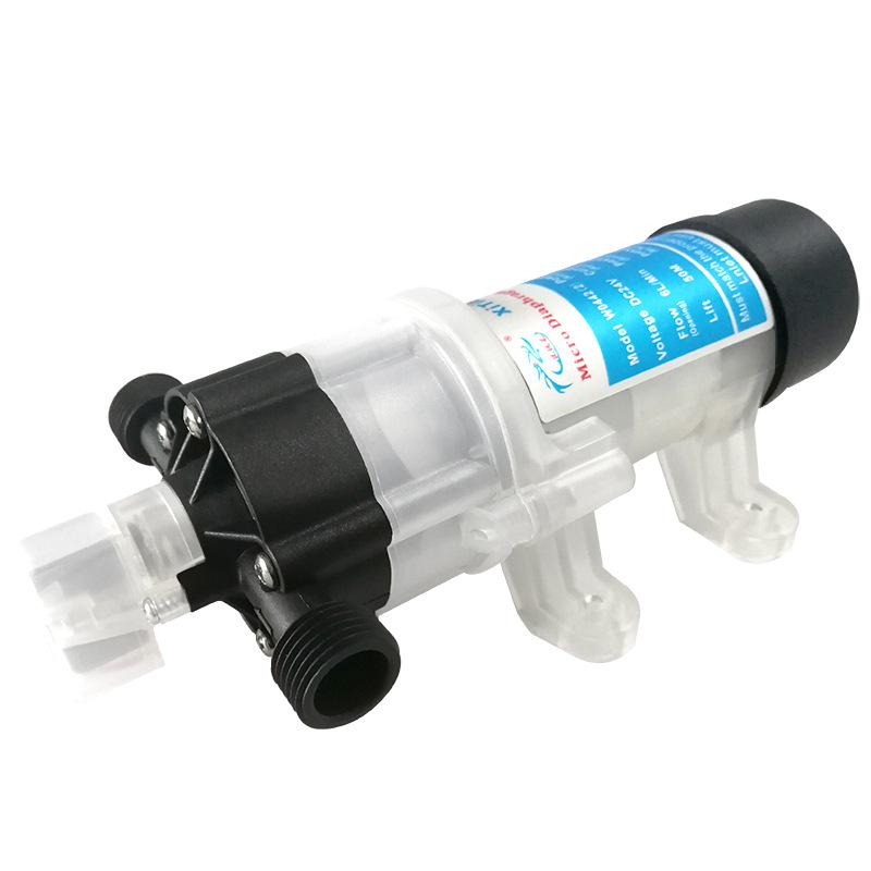 Low-Noise 24V Electric Diaphragm Water Pump - Automatic Self-Priming, Pressure-Stabilizing Booster for RVs and Household Use