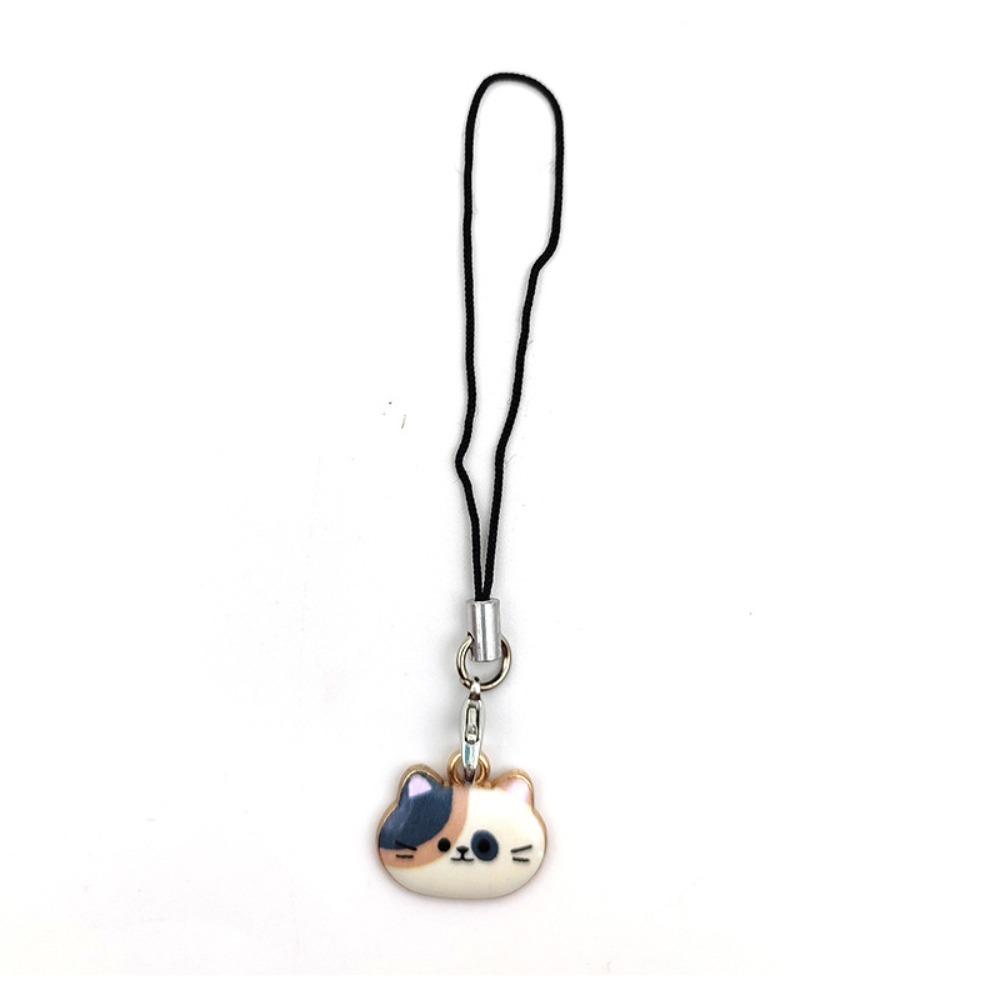 Little Cat Cat Phone Lanyard Charm Animal Phone Pendent Cat Phone Strap Girl's Phone Decoration