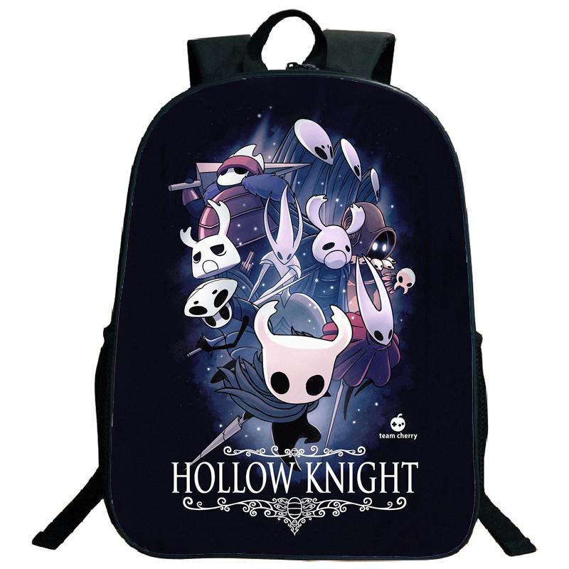 Рюкзаки Hollow Knight Горячая игра Легкий Рюкзак для ноутбука Подростковые Школьные сумки Женские Девушки Вместимость Мультяшный Дорожный Мочилас
