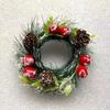 Christmas Window Berry Pine Small Wreath Hanging Decorations XMAS Home Garland