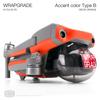 Виниловая пленка WRAPGRADE для DJI Air 2S, Цвет акцента B (Неоновый оранжевый)