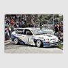 Ford Escort RS Cosworth Раллийная Легенда Металлическая Табличка Постер Гараж Внутренняя Комната Декорация Автомобильный Клуб Винтаж Домашний Декор