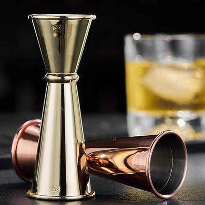 15-60 мл Новинка Двойной Shot Нержавеющая Сталь Мерный Стакан Коктейльный Шейкер Напитки Спиртные Измеритель Джиггер Кухня Бар Барная Посуда Инструменты