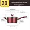 Chui Da Huang Non-Stick 20cm Milk Pot