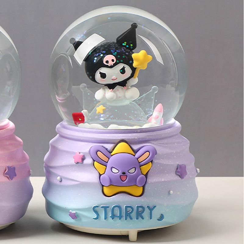 Pink Heart Castle Music Box Lantern - Snow Princess Dream Castle Birthday Gift