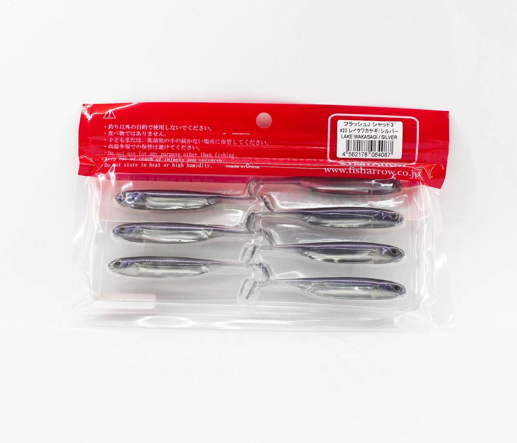 Fish Arrow Мягкая приманка Flash J Shad 3 дюйма 7 штук в упаковке #25 (4087)