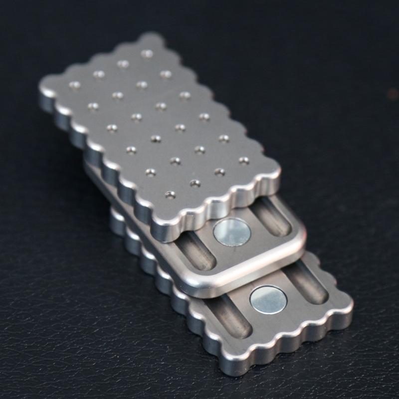 Fidget Slider Магнитный толкающий слайдер Fidget Slider EDC металлические игрушки для снятия стресса Fidget Toys Подарки для детей и взрослых