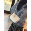 Women's White Fancy Niche Style One Shoulder Genuine Leather Bag