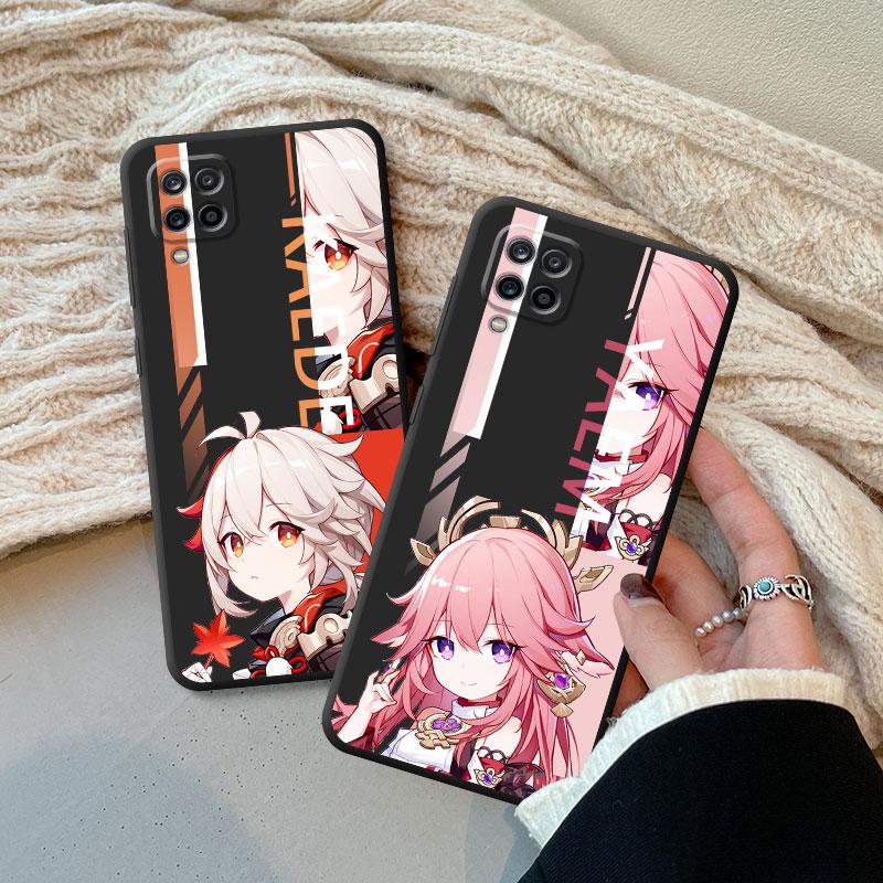 Genshin Impact Phone Case For Samsung Galaxy A03s A04s A50 A70 A54 A34 A20e A03 Core A04 A10s A10 A02 A01 A02s A40 Cover