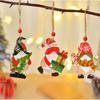 Navidad 2022 рождественские гномы деревянные подвески елочные украшения рождественские украшения для дома новый год