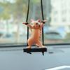 Car Interior Decoration Funny Resin Anime Cat Auto Rearview Mirror Pendant for Car Accessories Cartoon Auto Interior Ornaments