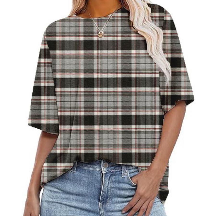 Женские повседневные свободные футболки с круглым вырезом и короткими рукавами в полоску с цифровой печатью для женщин