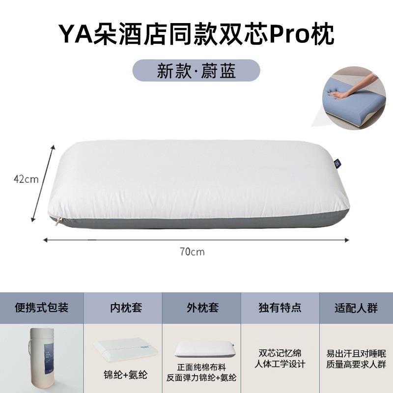 Memory Foam Pillow Neck Support Sleep Comfort Adult Single Bed With 3D Cut Design A-Grade Hypoallergenic
