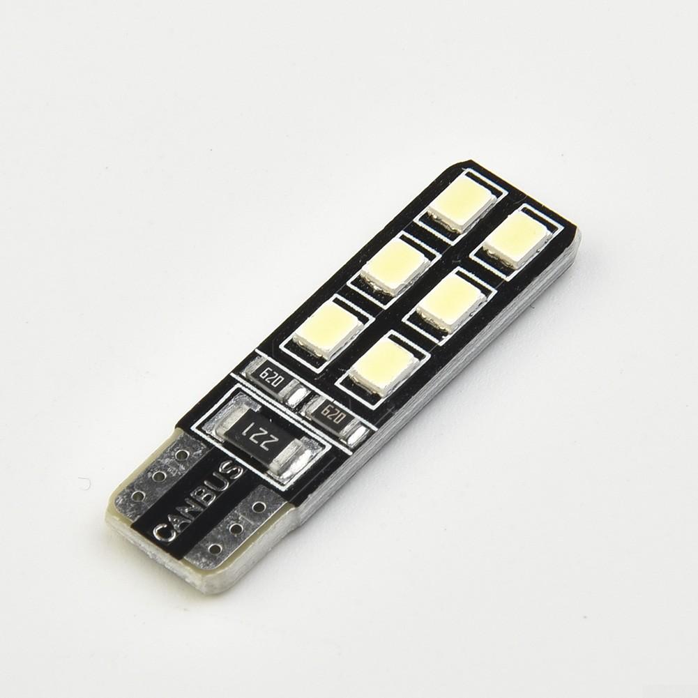Автомобильные светодиодные фонари 6000K белые брови DC12V T10-12SMD-2835 лампы портативные