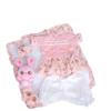 KEIUMI Lovely Doll Dress Suit For 17-18 Inch Reborn Baby Doll Clothing Strip Shirt Doll Suits Children Xmas Birthday Gifts