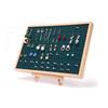 1PCS Simple Wooden Multi-colour Ring Tray Earring Jewellery Storage Display Tray Ring and Earring Display Tray