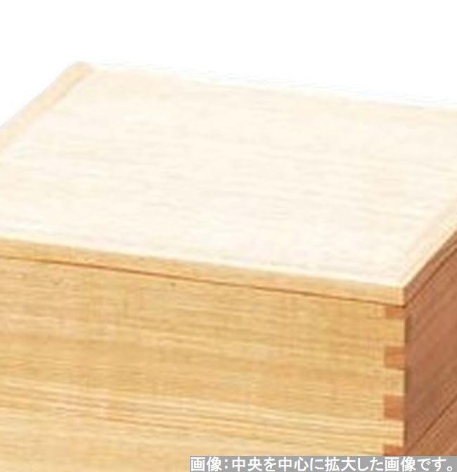 Outdoor Lunch Box Made in Plain Lacquered Ash 60cm Box with Red Interior Modern Design J-kitchens (Lunch Box) Japan, Wooden, Two-Tiered (1 Set),