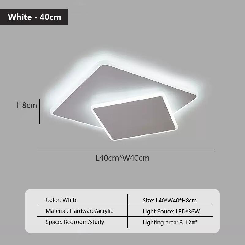 Современный светодиодный потолочный светильник, домашний декор для спальни, гостиной, кабинета, детской комнаты, кухни, люстра, белый декоративный светильник, люстра