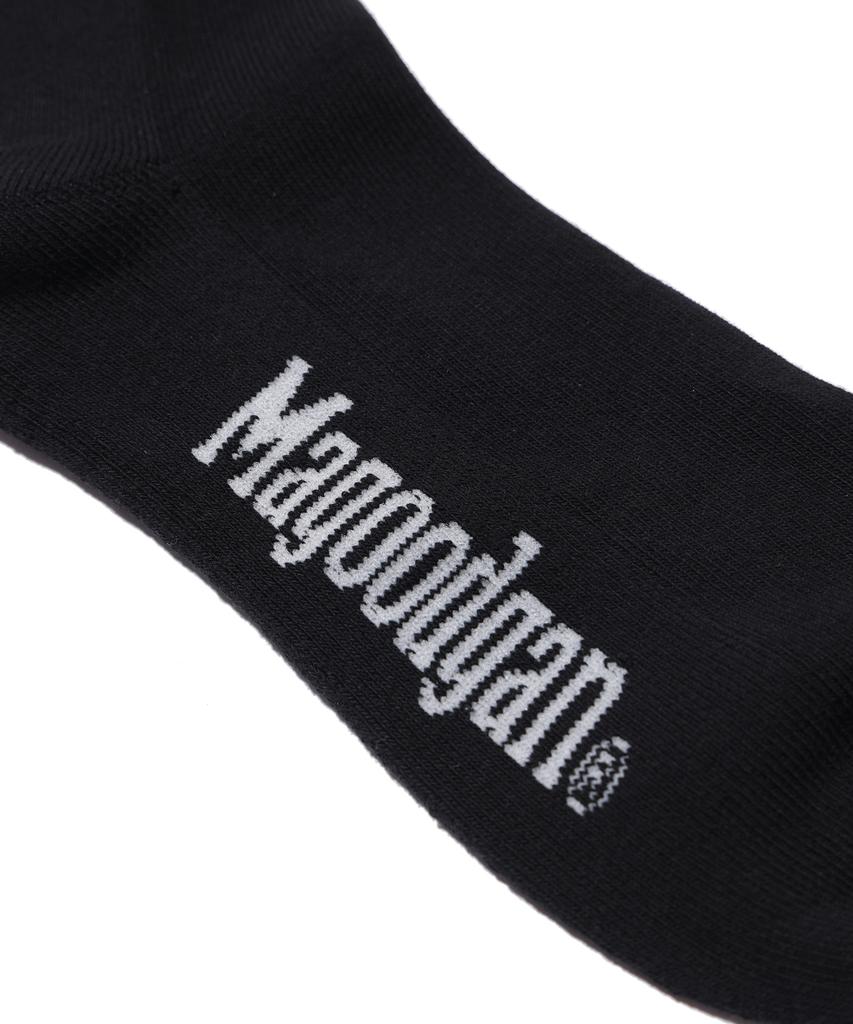 Спортивные носки MAGOODGAN Athletic 9401 с вышивкой логотипа, черные