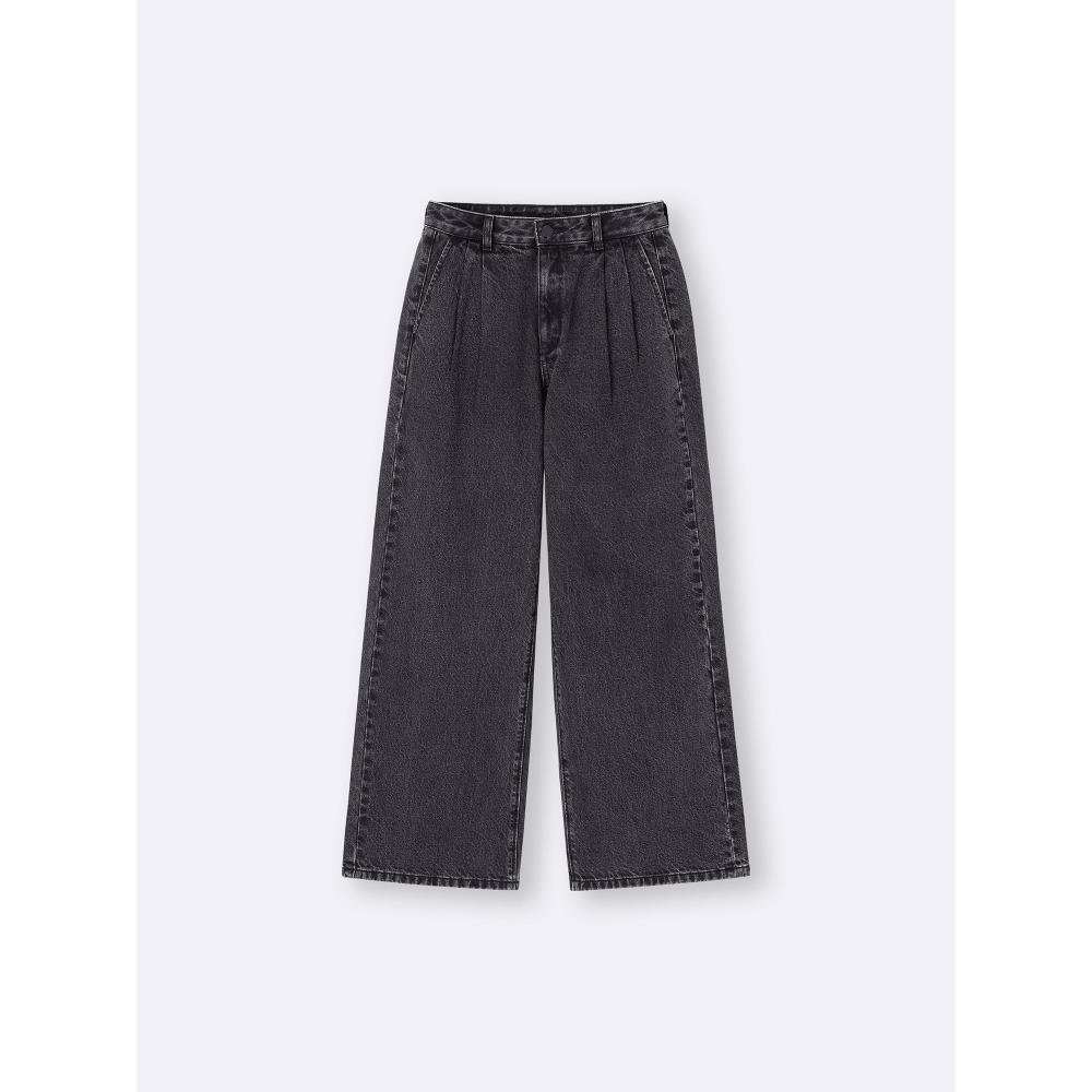 GU by Uniqlo Джинсовые брюки с защипами Стандартная длина 70,0 - 74,0 см