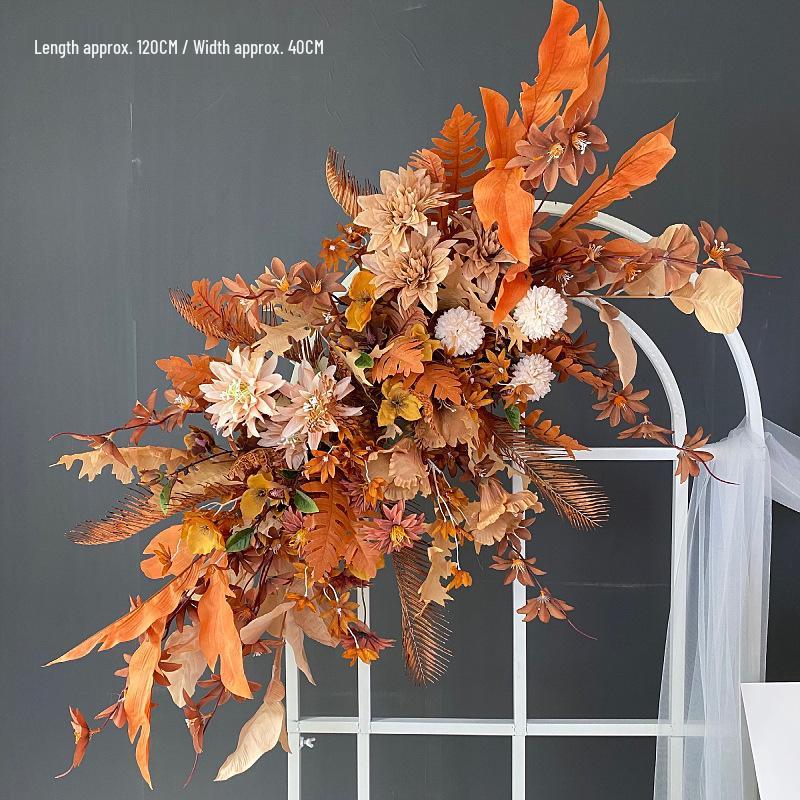 Искусственный Цветочный Декор для Свадебного Места Проведения: для Дорожки, Сцены и Банкетного Зала