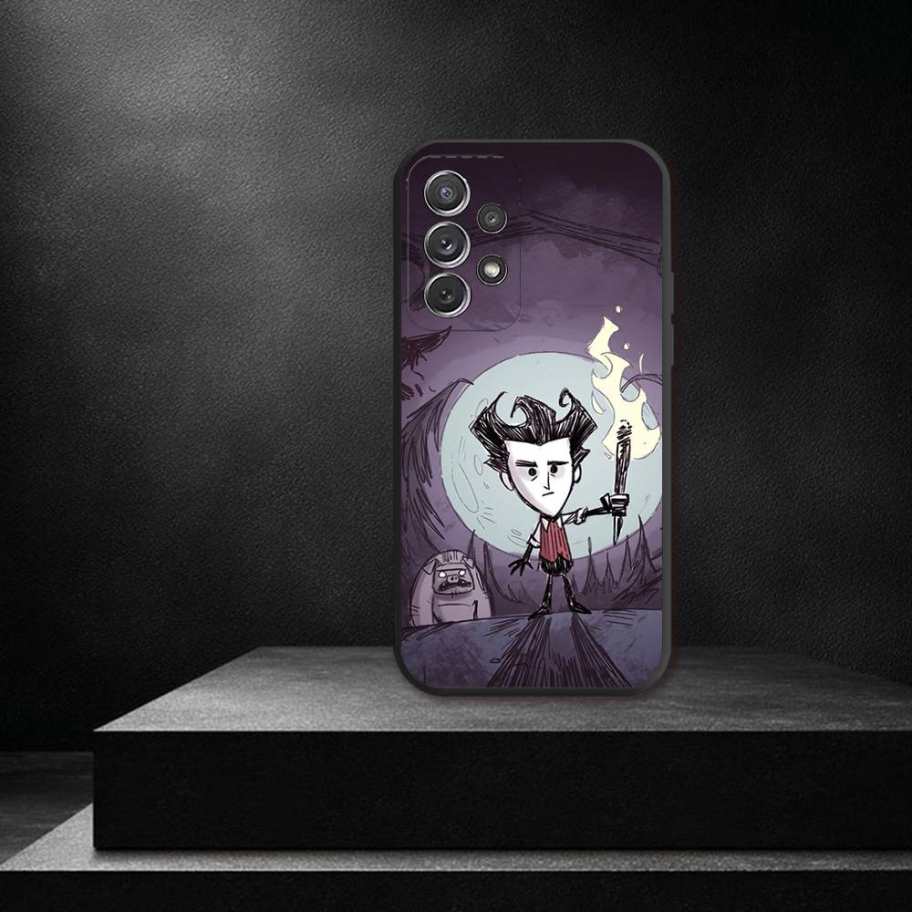 D-Don T Game S-Starve Для Samsung S 26,25,24,23,22,30,21,10,9,Ultra,Plus,Lite,FE,4,5G Черный Мягкий Чехол Чехол для Телефона