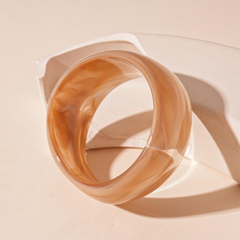 Exaggerated Wide Chunky Bangles Irregular Hand Ring Geometric Bracelets  Women