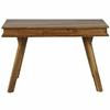 Table d'appoint - Sheesham - 135x40x76 cm - Bois massif - Style alpin - Couleur naturelle