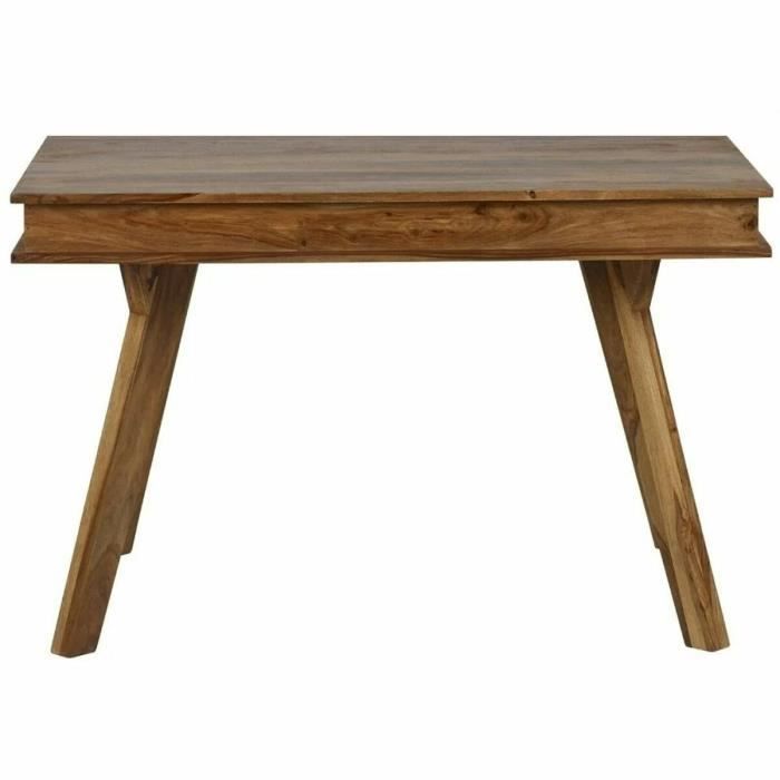 Table d'appoint - Sheesham - 135x40x76 cm - Bois massif - Style alpin - Couleur naturelle
