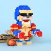 Аниме One Piece Луффи Зоро Ace Мини-кирпичи Строительные блоки Игрушки