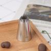 1pcs DIY Cakes Decoration Nozzle 18-tooth Pastry Tube Kitchen Gadgets Cookies Baking Supplies 304 Stainless Steel Piping Tip