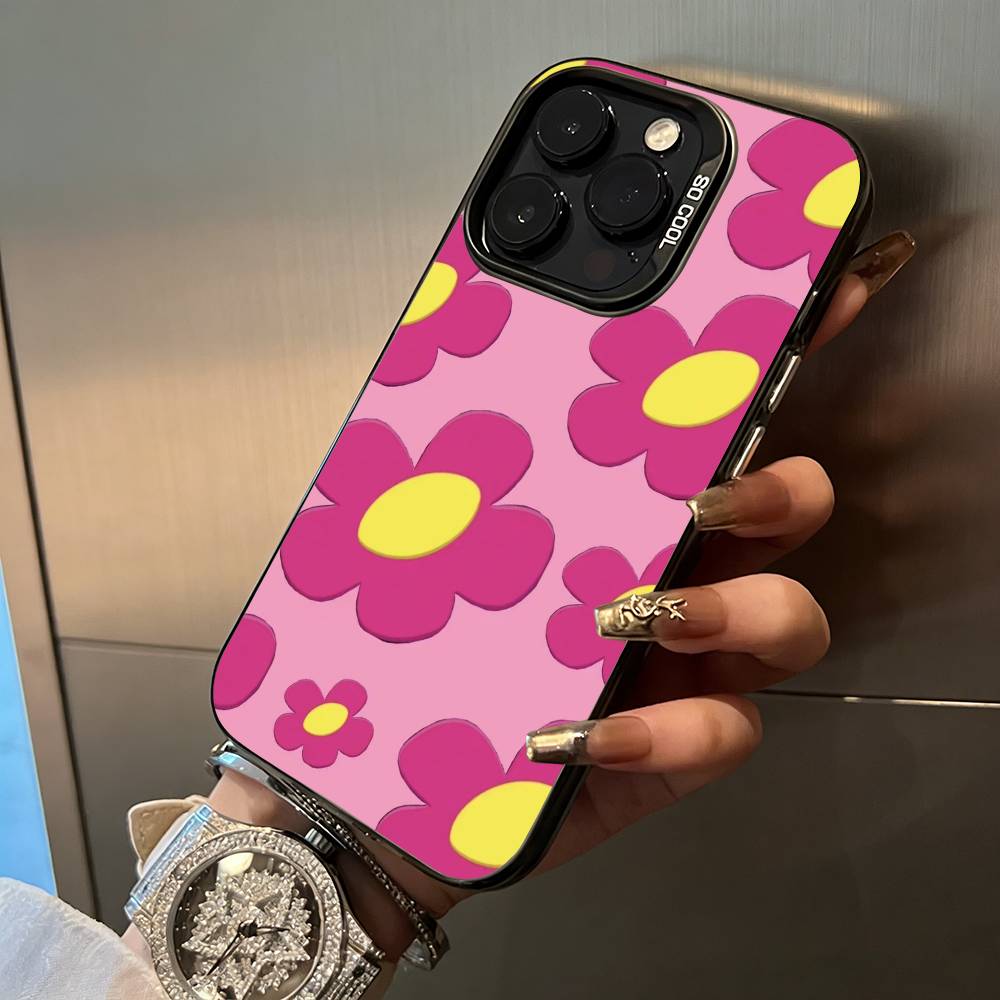 Classic animation T-Totally- Spies For iPhone 17 16 15 14 13 12 11 Pro Max XS  17 Air Silicone Colored Silver Bumper Cover