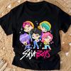 New 2025 Movie KPop Demon Hunters Cartoon T-shirt Summer Short Sleeve Tee for Casual Loose Women and Men Graphic Printed Tops