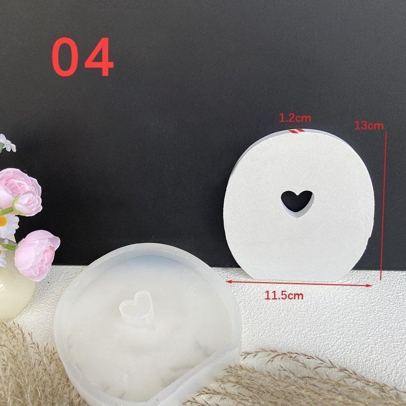 Cute Rabbit Candle Silicone Moulds Gypsum Car Mounted Incense Expanding Gypsum Soap Molds Easter Bunny Aromatherapy Candle Mold