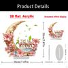 Двумерная плоская акриловая decoration Ramadan, centerpiece для стола, Eid Mubarak, декоративная для праздника