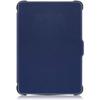 Case - Kobo - Clara HD - Synthetic PU Leather - Blue - Magnetic Flap