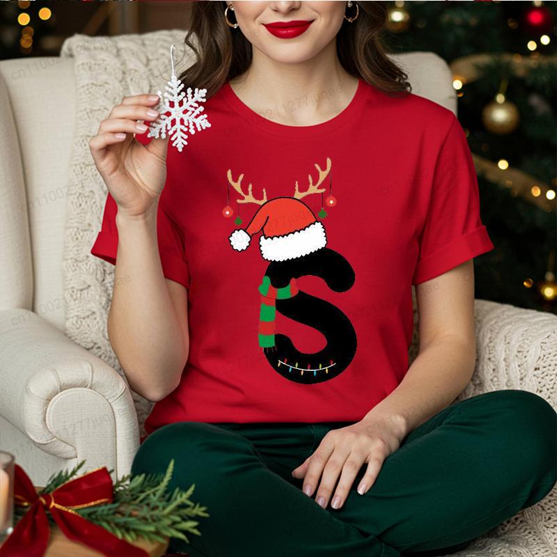 Семейные футболки Merry Christmas Наряды для вечеринки Футболки для пары Детская одежда Комплект matching shirts Семейная футболка Топ