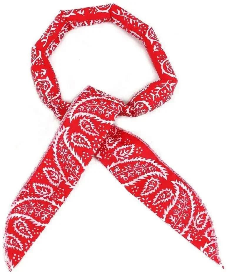 Multifunctional Summer Cooling Scarves Neck Wrap Headband Cooling Bandana Scarf Cold Towel Unisex Printed Soaked Tie Around Neck