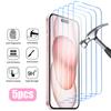 5PCS Protective Glass for iPhone 16 15 14 13 12 11 Pro Max Mini Plus Screen Protector for iPhone X XR XS SE 2020 2022 7 8 6 6S