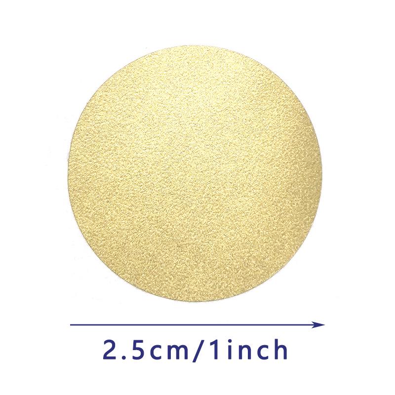 Набор из 30 золотых стикеров с царапающимся покрытием, 1 дюйм, для DIY скретч-карт