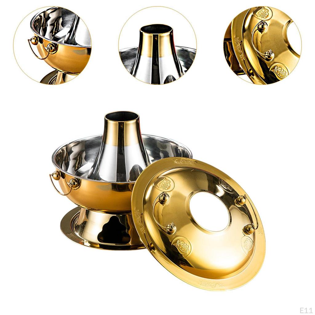 Медный горшок Китайская жаровня Кухонные принадлежности Ручная работа Китайский традиционный шабу