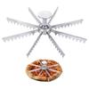 ABBP-Alloy Pizza Cutter Gear Mechanism-Guideline Portion Divider For Even, Slicing In 6, 8, 10 Inch Options
