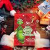 Christmas Advent Calendar 2024 24Pcs Green Elf Figures Christmas Countdown Calendar Cartoon Doll Set for Kids Adults