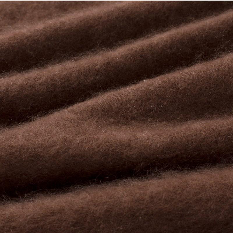 Women's Loose-Fit Brushed Cashmere Cardigan - Trendy Round Neck Knitted Sweater 2025