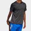 Adidas Футболка для тренировок с градиентом, мужские топы, черные FJ6125