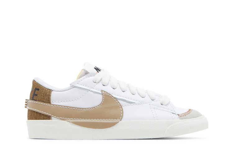Мужские кроссовки Nike Blazer Low 77 Jumbo Хаки Хейзел Раш Белый/Хаки-Сейл-Черный-Хейзел Раш-Безопасный Оранжевый