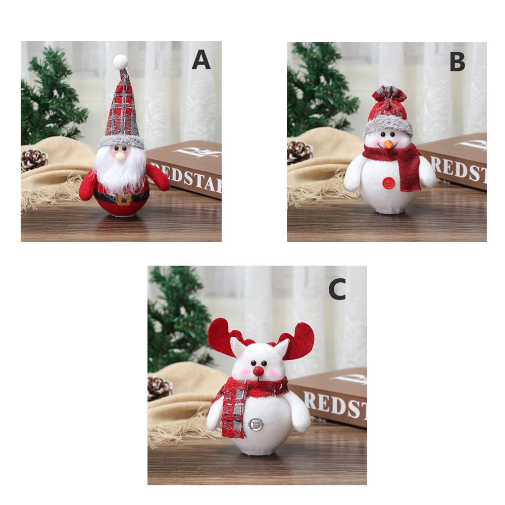 Cute Home Kid Toy Xmas Gift Party Christmas Decoration Hanging Ornament Night Light Snowman Light